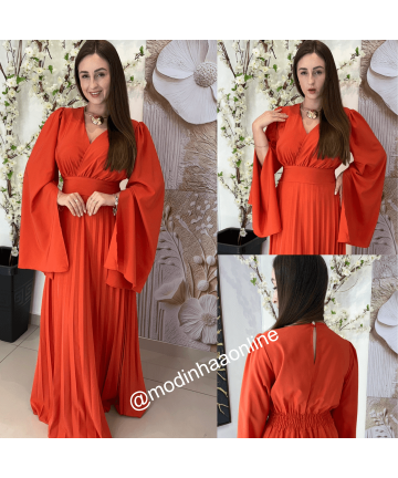 Vestido Suzana Terracota